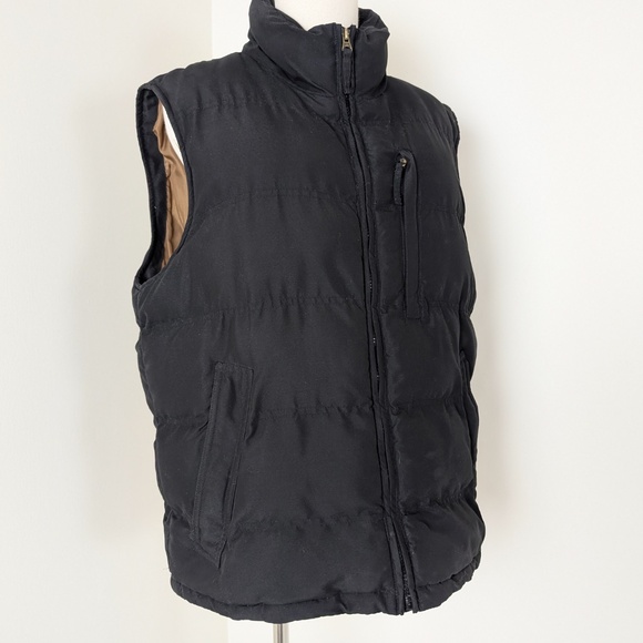 St. John's Bay Quilted Cargo Vest Puffer Down Filled Comfy Warm Insulated - Picture 11 of 12
